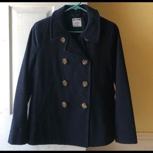 Navy Blue Pea coat